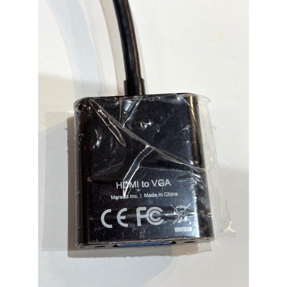 Moread HDMI To VGA Adapter With Cable - Durable & Compact Design